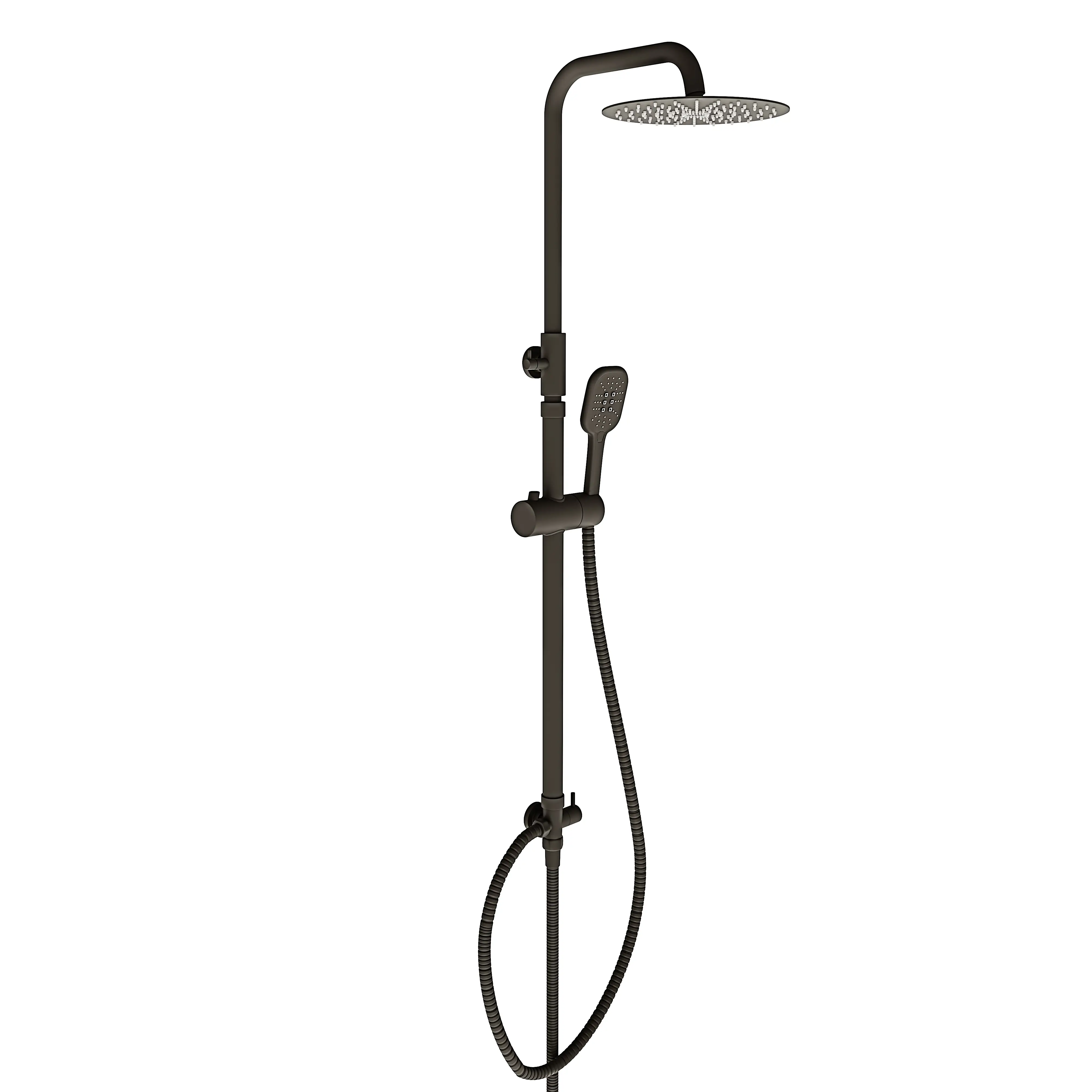 Colonna Doccia Acciaio inossidabile Senza Miscelatore Design Moderno Multifunzione Getto Pioggia Doccetta Temperatura Costante Soffione