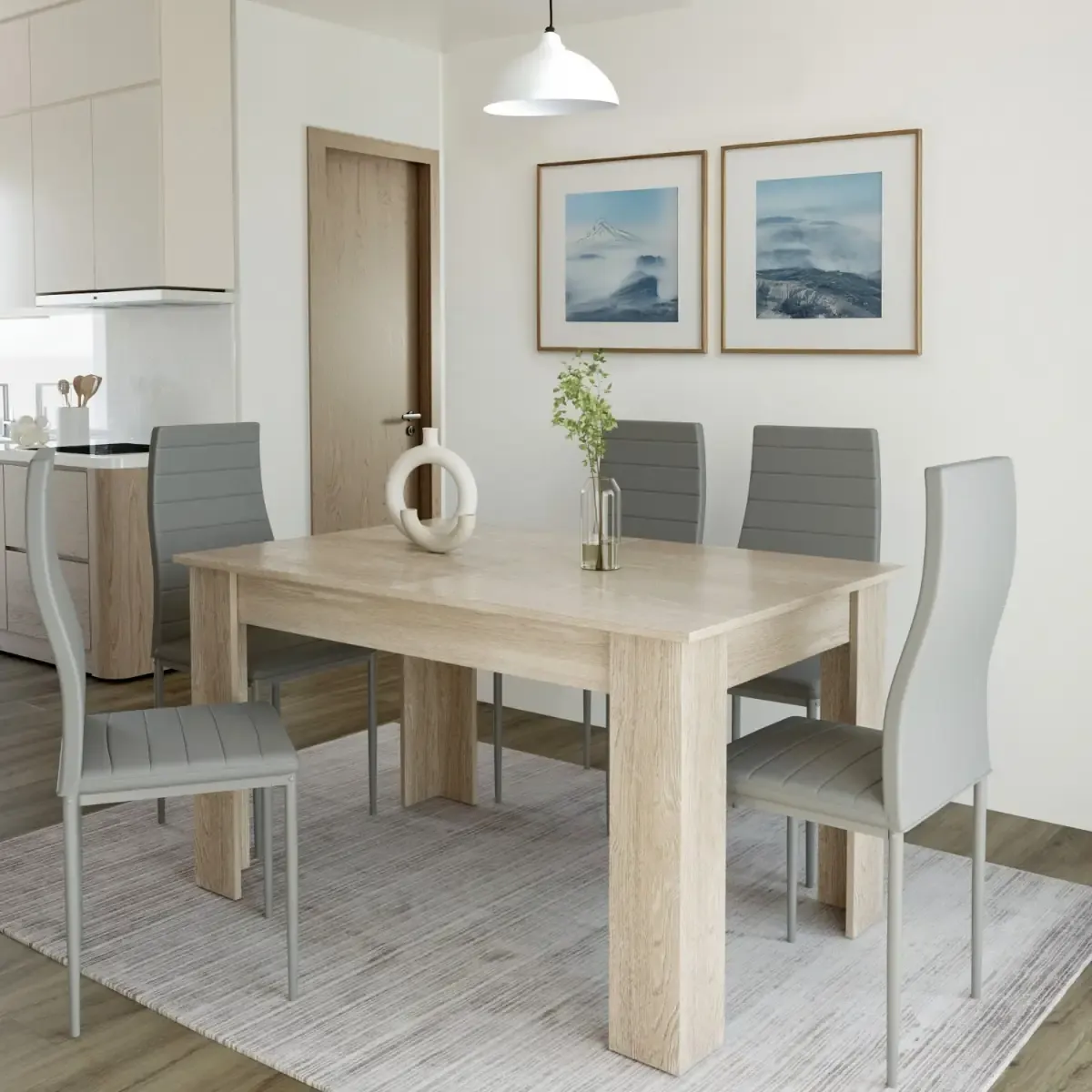 Tavolo da Pranzo Allungabile Fino a 190 cm Aragona Tavolino Consolle Salotto Salone 190 x 78 x 90 cm Colore Rovere
