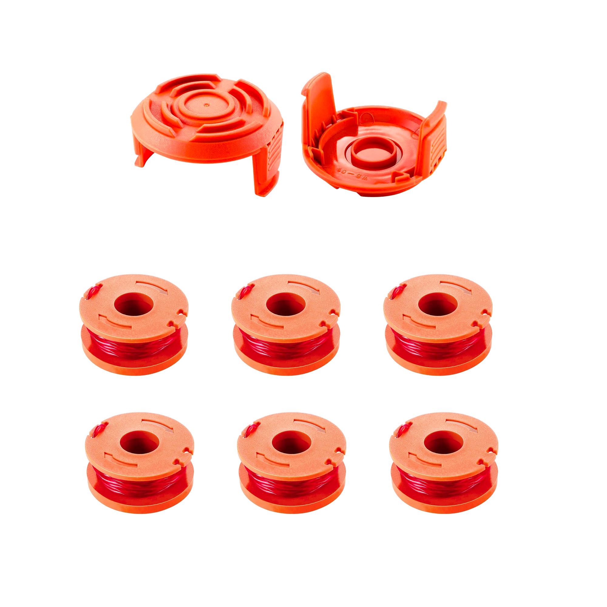 6 Bobine Ricambio Per Decespugliatore Rocchetti Filo Per Tagliabordi Diametro