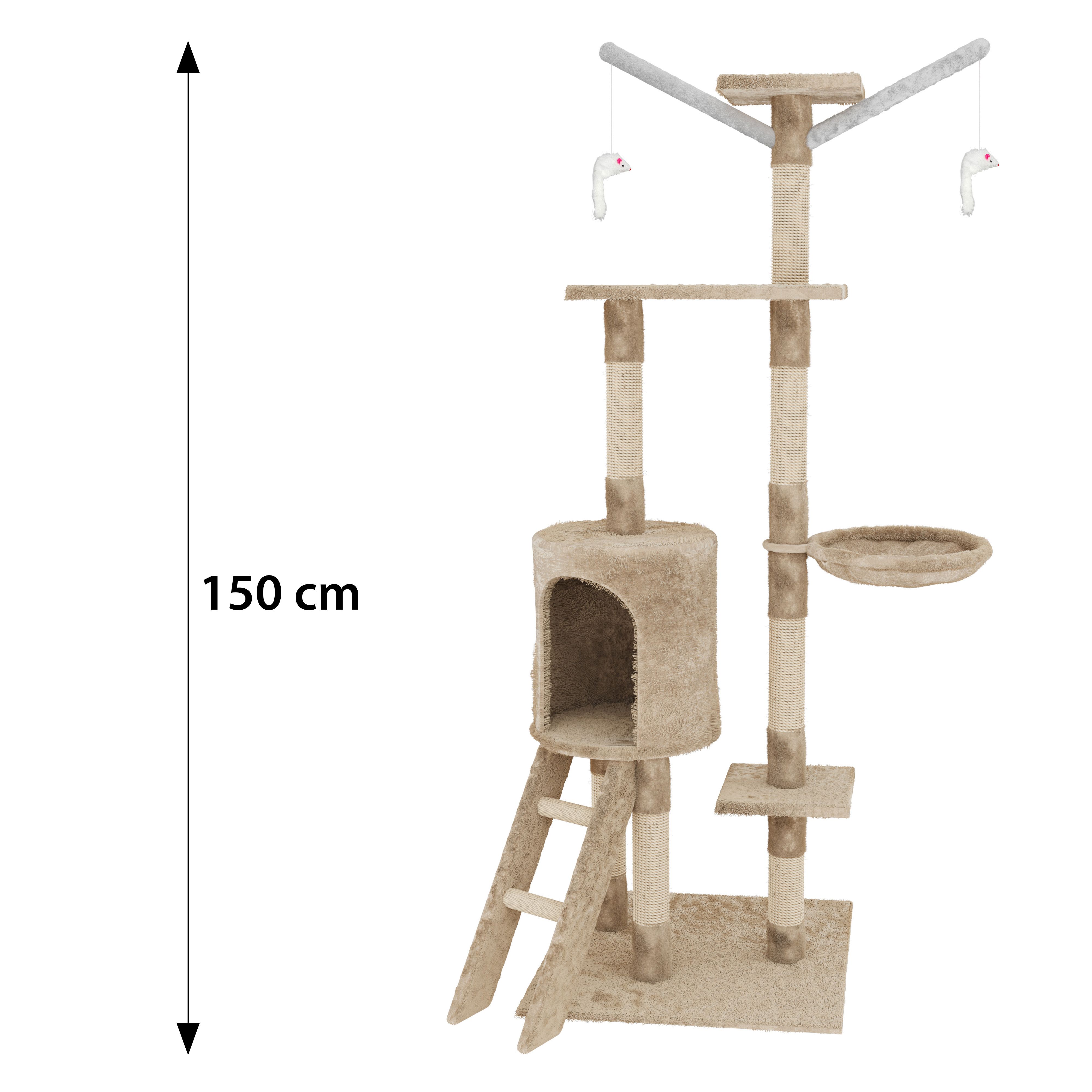 Albero Gatto Graffiatoio Cuccia Giocattolo Parco Giochi Tiragraffi Sisal Matis