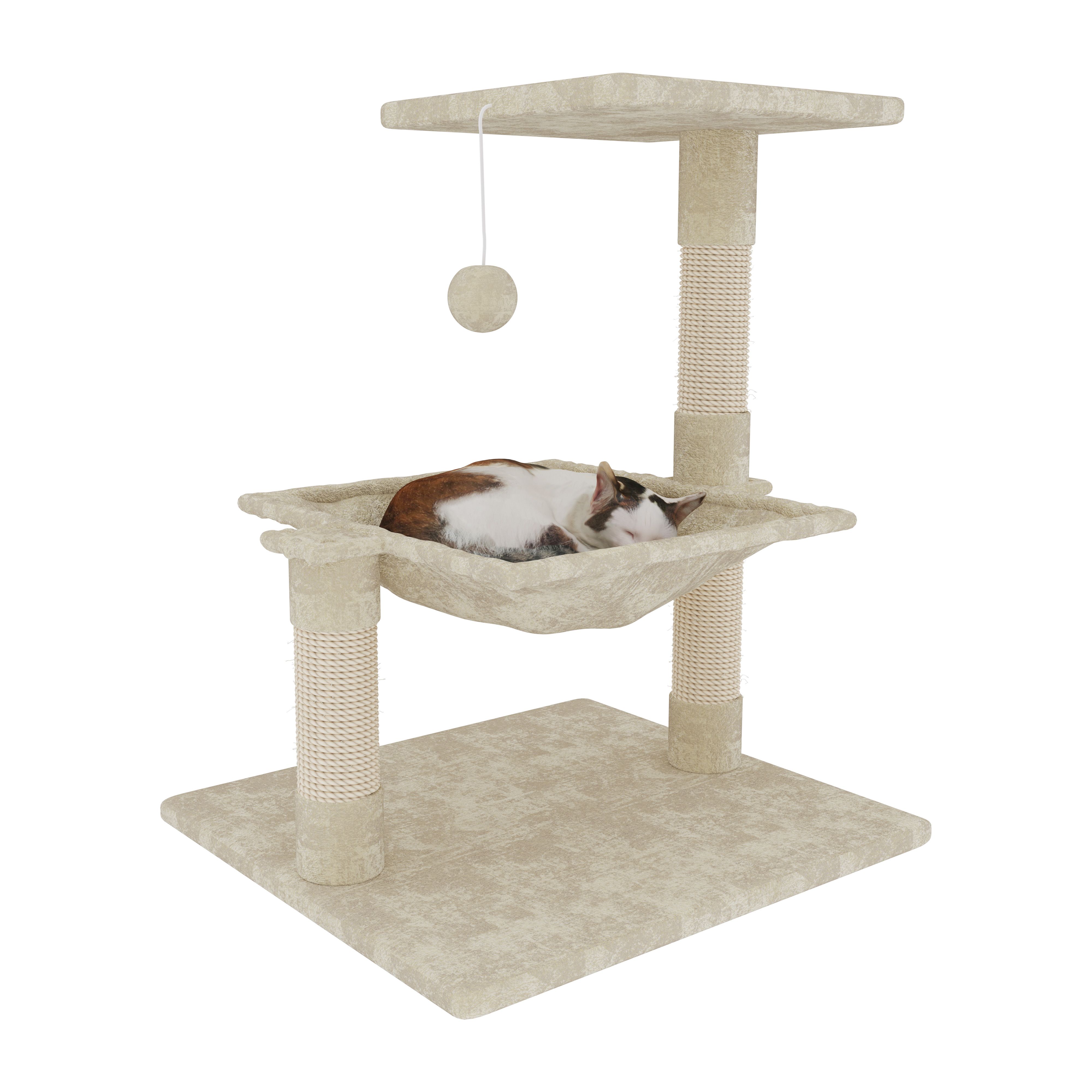 Albero Gatto Graffiatoio Cuccia Giocattolo Parco Giochi Tiragraffi Sisal