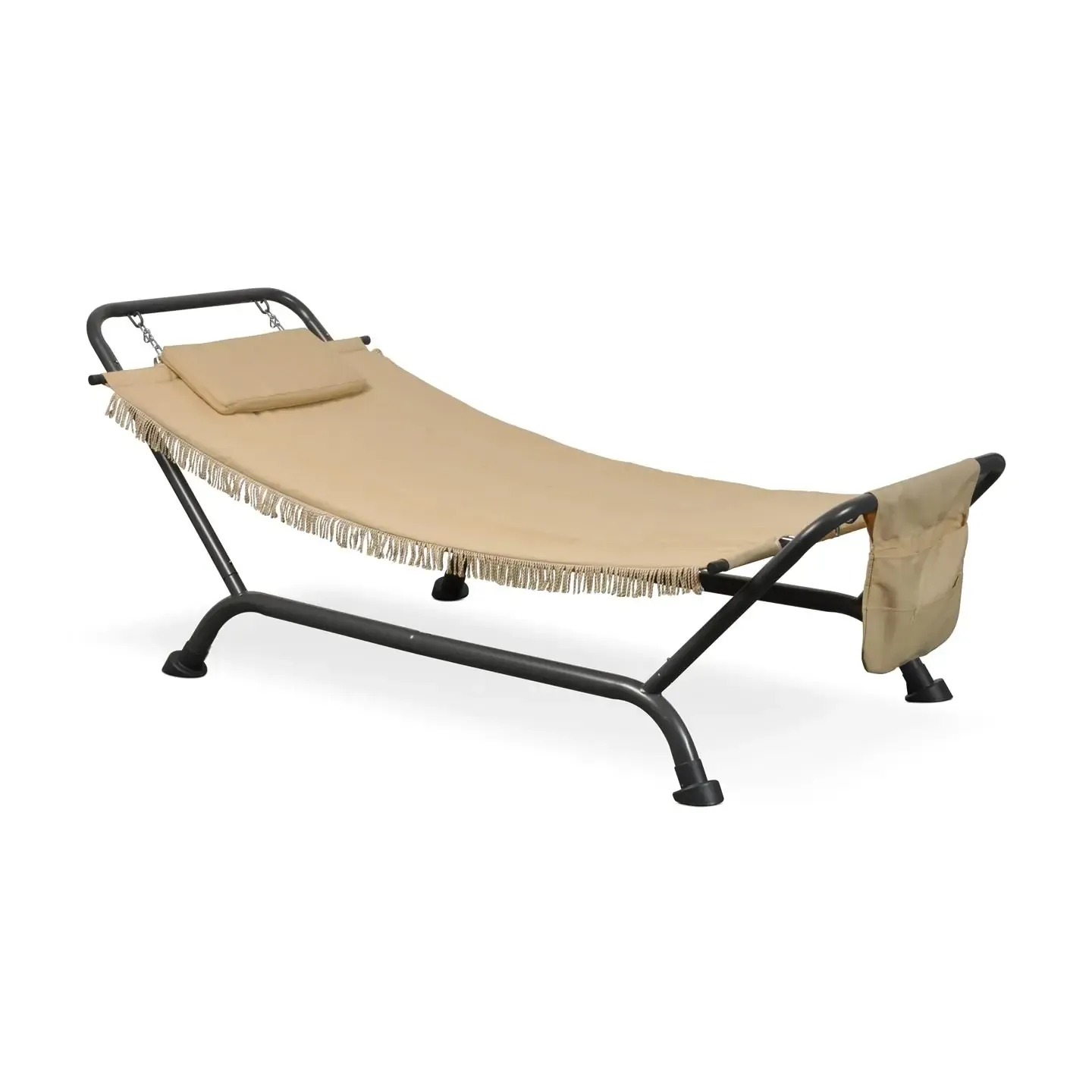 amaca-da-giardino-con-supporto-in-acciaio-e-telo-in-poliestere-resistente-con-cuscino-e-telo-portaoggetti-per-esterno-terrazzo-piscina-balcone-portata-max-120-kg-design-maluku-232-x-96-x-78-cm-beige-33737-1