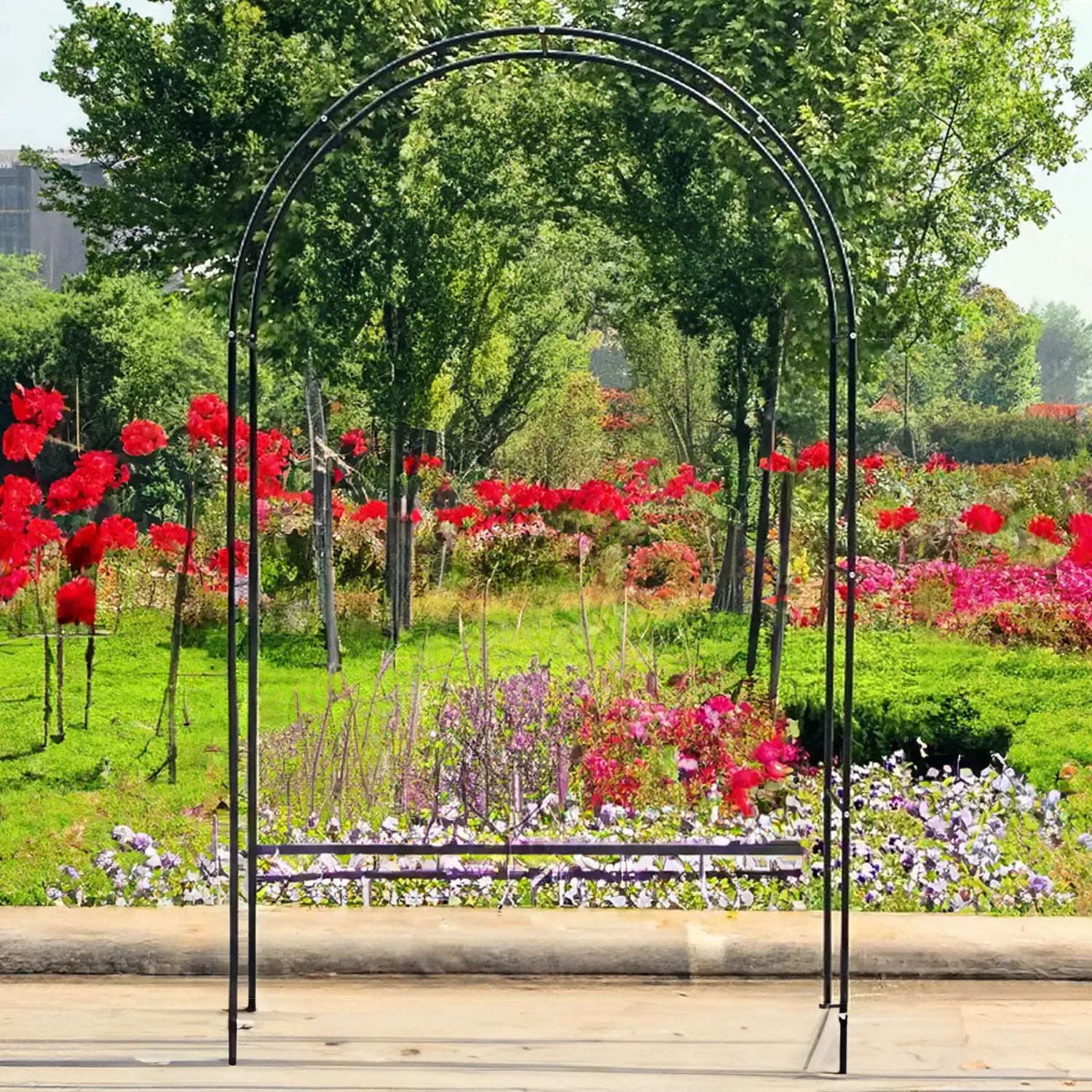 arco-da-giardino-per-rose-piante-rampicanti-traliccio-pergolato-vite-decorazione-design-per-eventi-matrimoni-viali-sostegno-in-metallo-verde-scuro-240-x-140-x-38-cm-190919-190919-6