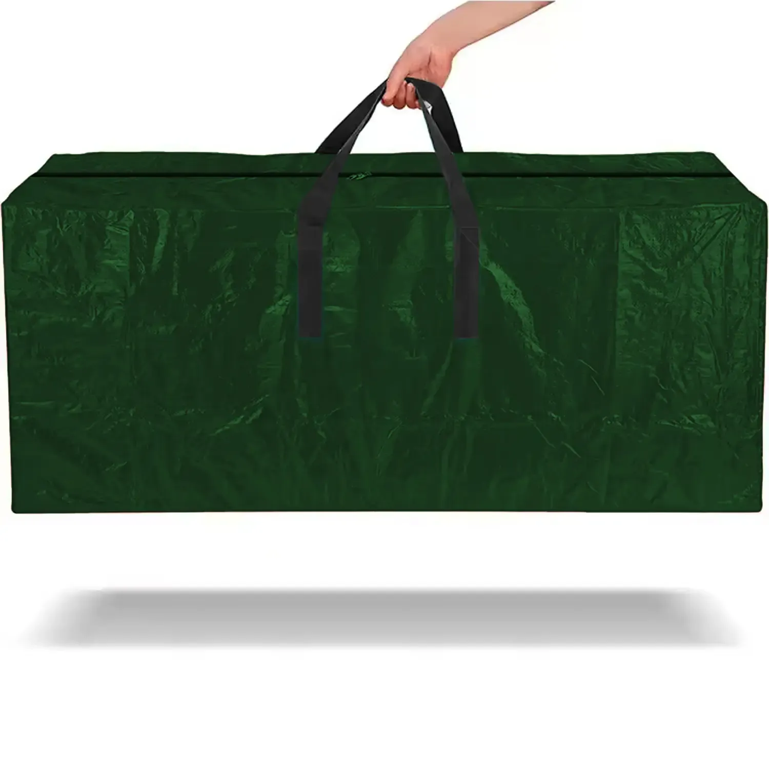 Borsa Per Albero Di Natale Fino A 300 Cm Sacca Di Stoccaggio In Poliestere 600D Anti UV Adatta Anche Per Trasloco Cuscini Giardino Con Maniglie Custodia Impermeabile 135 x 50 x 60 Cm Verde
