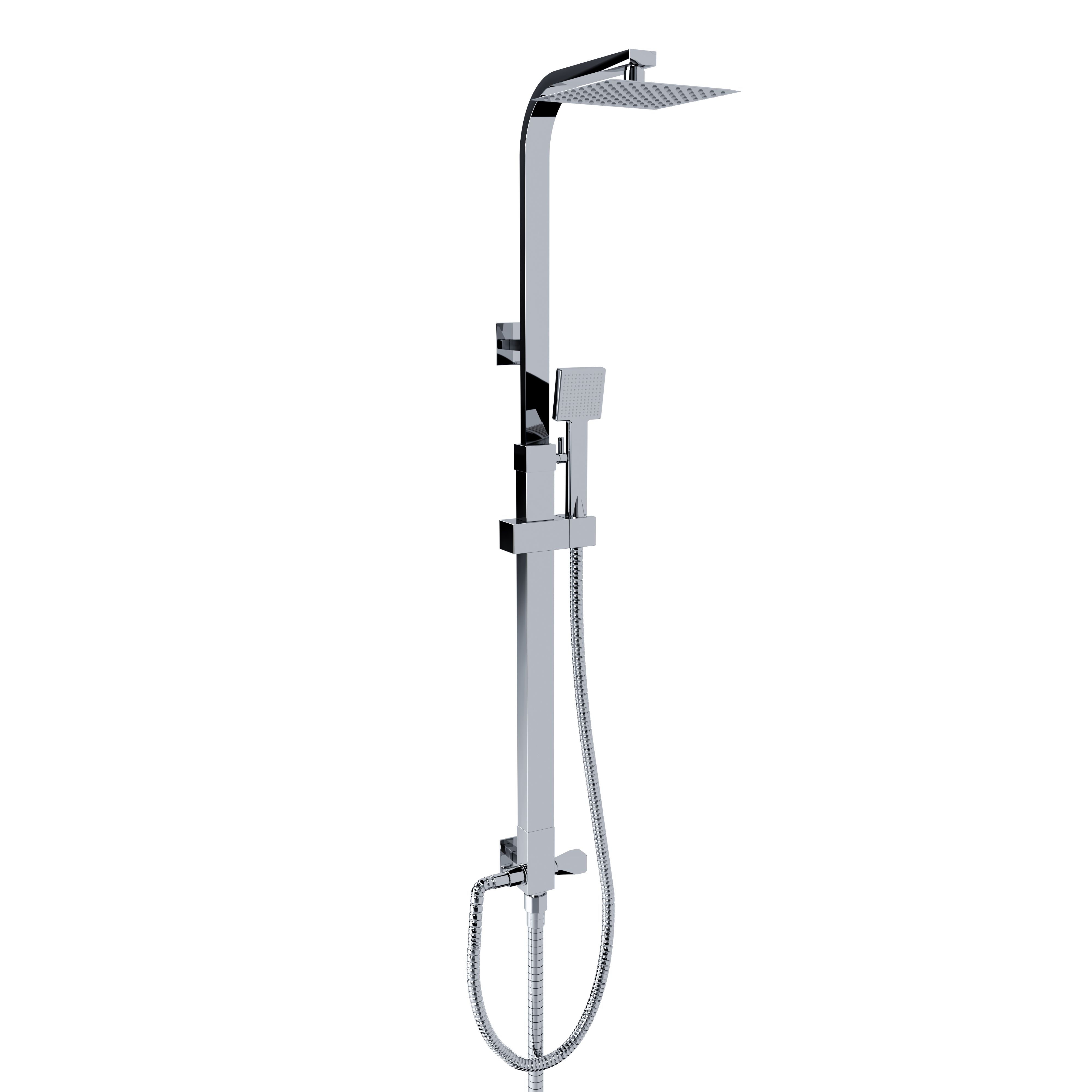 Colonna Doccia In Acciaio Inox Con Miscelatore Set Dal Design Moderno Multifunzione Doccia Completa Getto A Pioggia Regolabile Doccetta