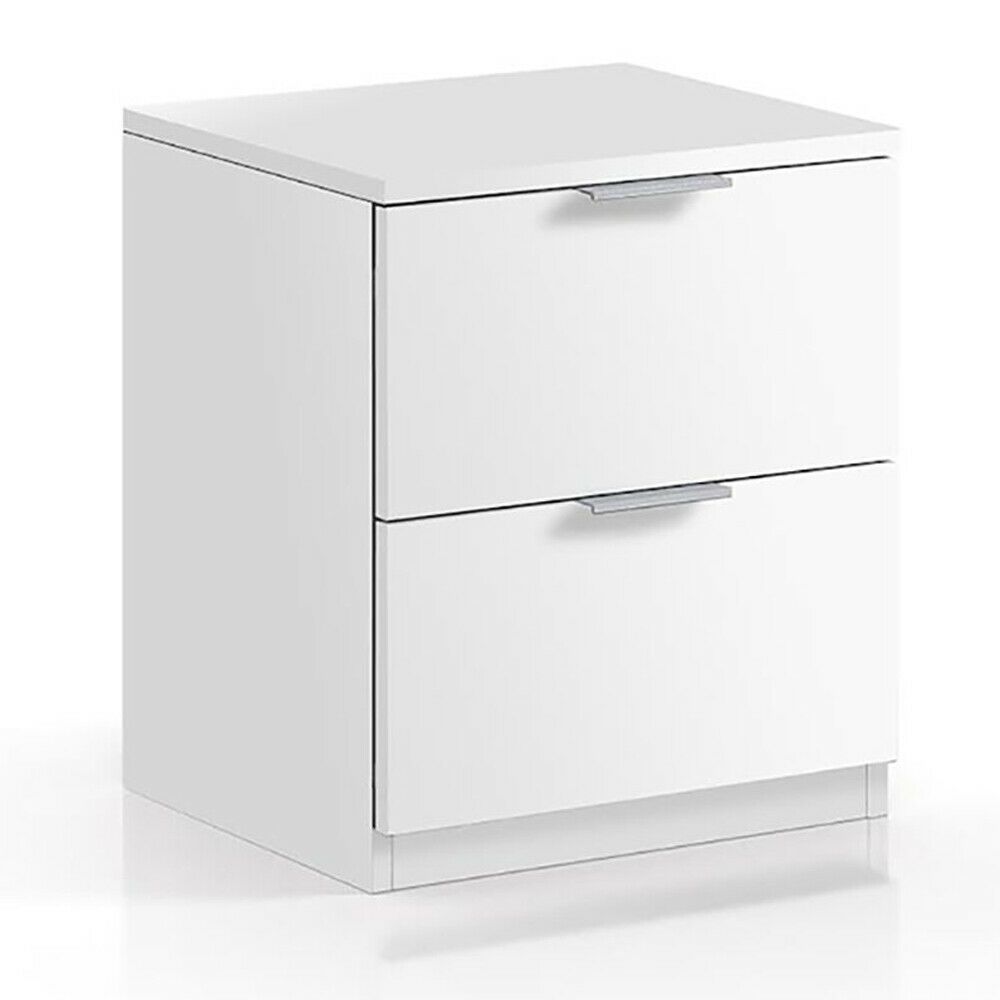 Comodino Con 2 Cassetti Per Camera Da Letto Cameretta Ragazzi Studio Ingresso Comò Settimino Zona Notte