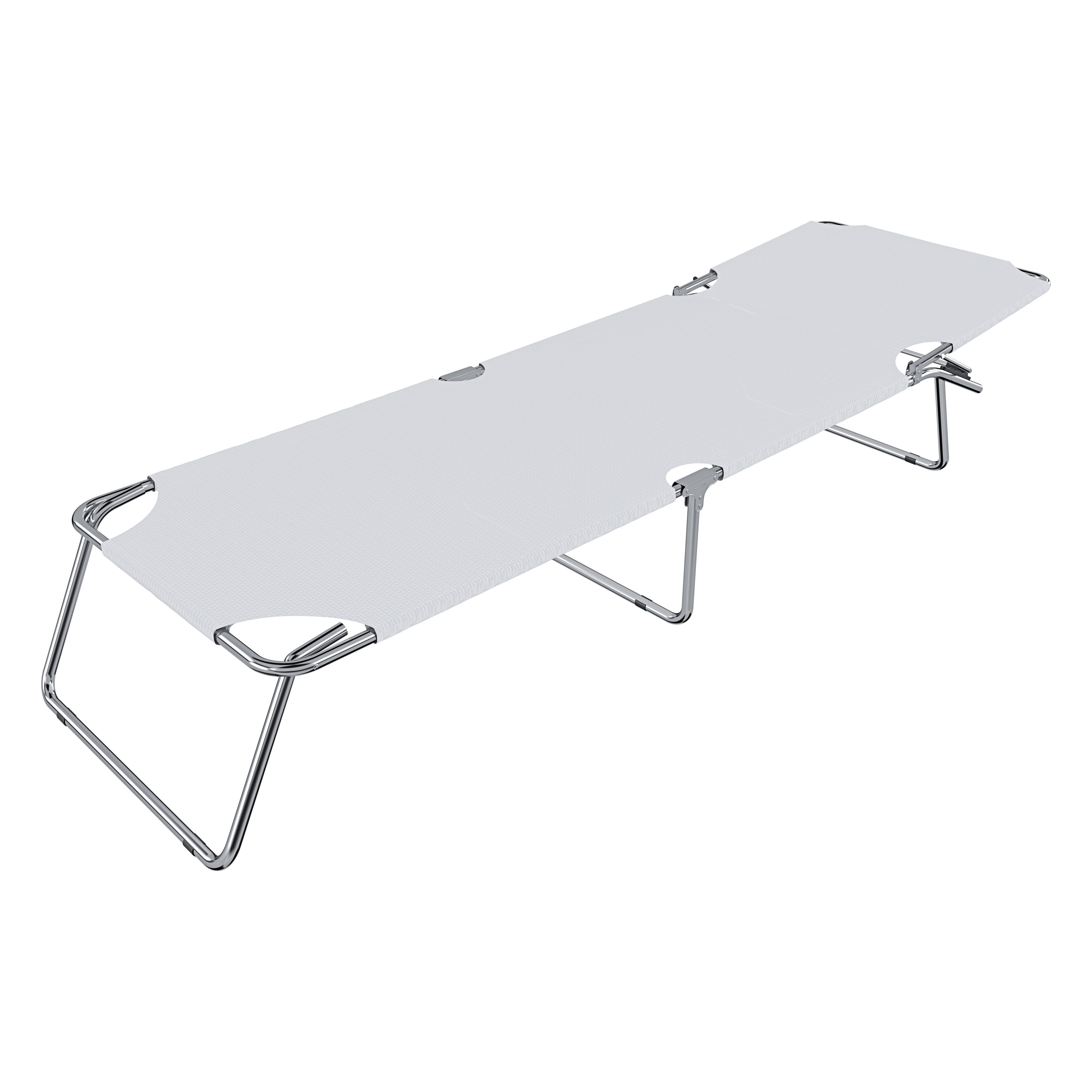 Coppia di Lettini Pieghevoli Prendisole Senza Tettuccio Parasole Schienale Reclinabile Regolabile Struttura Metallo Sedia Sdraio Spiaggia Giardino Piscina