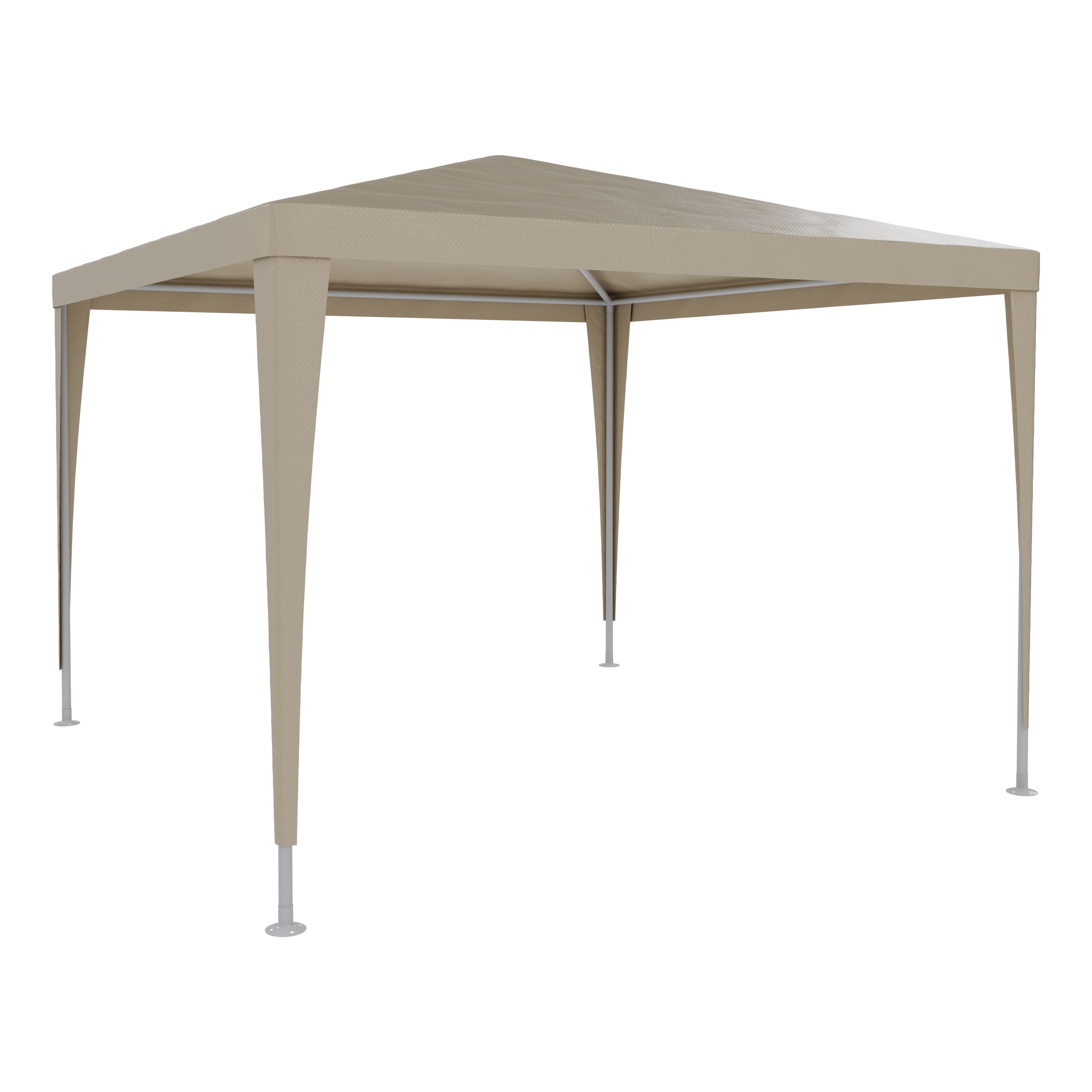Gazebo Struttura in Acciaio Copertura Impermeabile Idrorepellente Resistente Raggi Solari UV