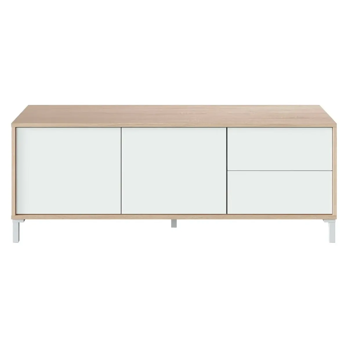 Mobile Tv Credenza Soggiorno Porta Televisione Madia Design Moderno Arredo Casa Mobile Basso Tv Melaminico Scandinavo Salotto Compatto Contenitore Multimediale 130 x 41 x 47 Cm
