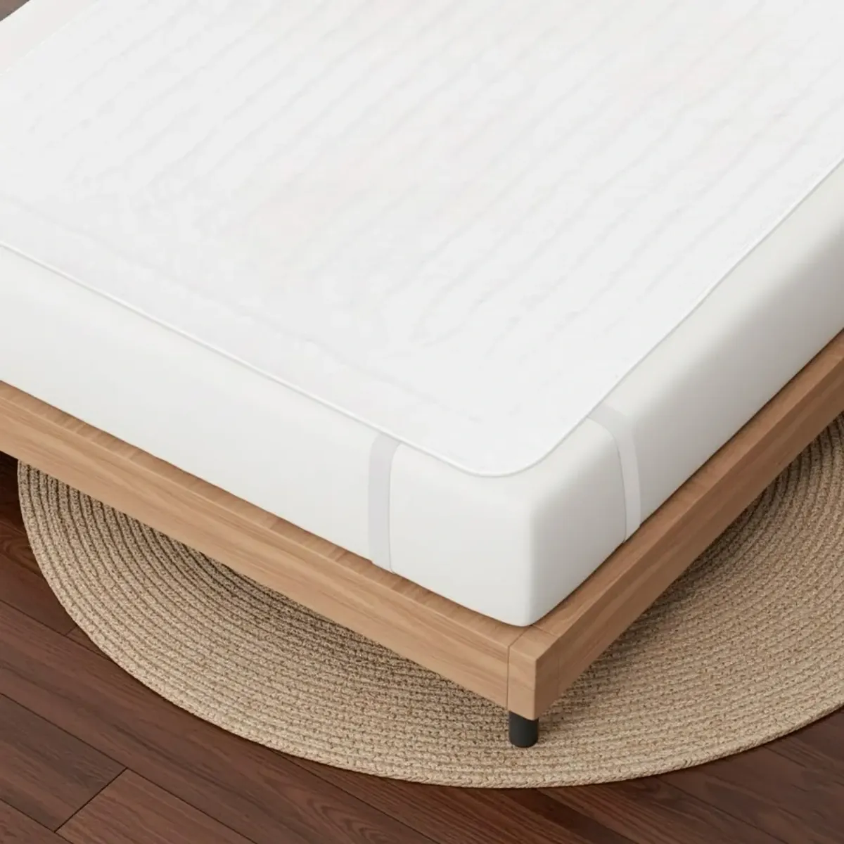 ScaldaLetto Elettrico Matrimoniale 170 x 150 cm in Poliestere 9 Livelli di Temperatura 2 controller indipendenti Spegnimento Automatico 1-9h Anti-Surriscaldamento Elastici agli Angoli Lavabile