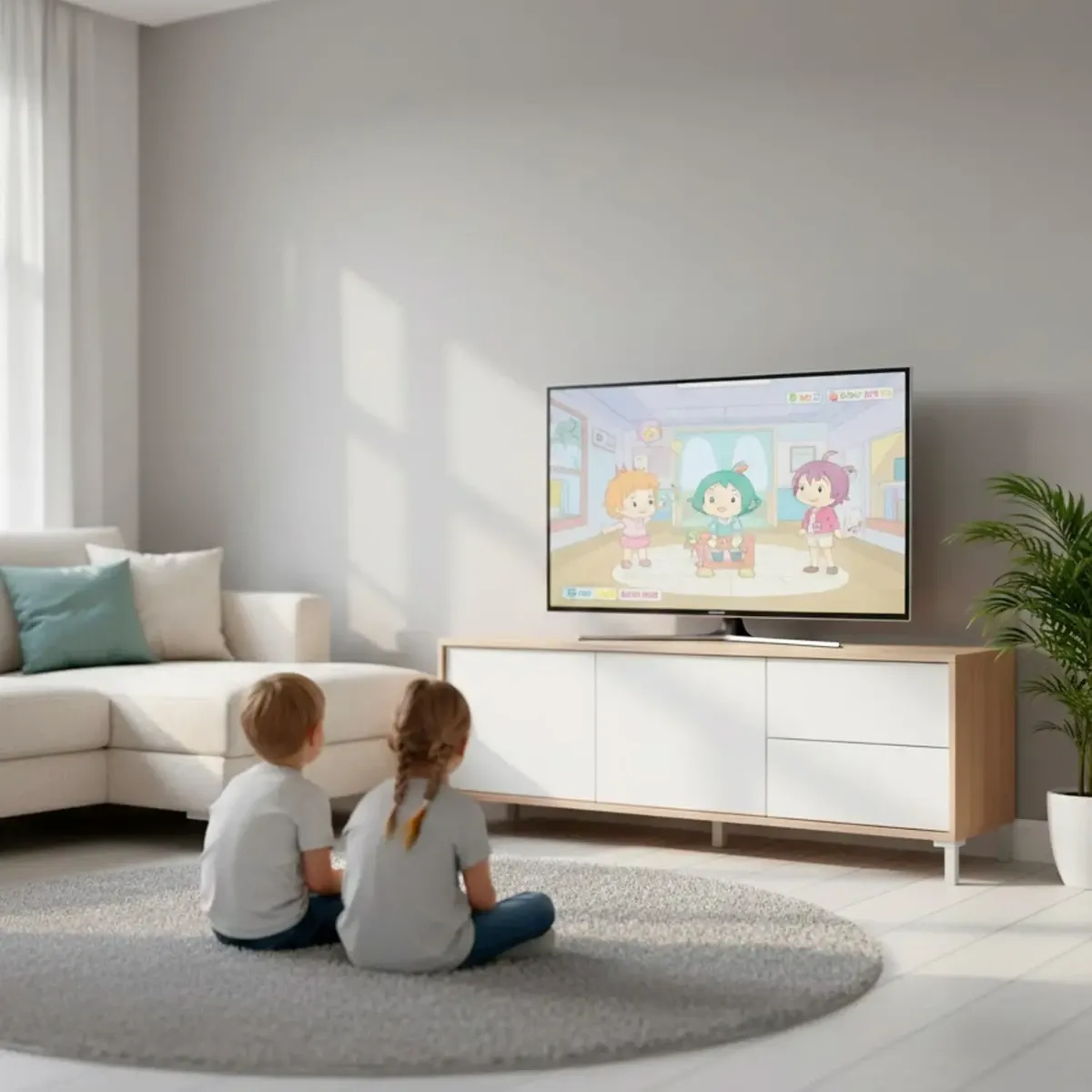 Mobile Tv Credenza Soggiorno Porta Televisione Madia Design Moderno Arredo Casa Mobile Basso Tv Melaminico Scandinavo Salotto Compatto Contenitore Multimediale 130 x 41 x 47 Cm