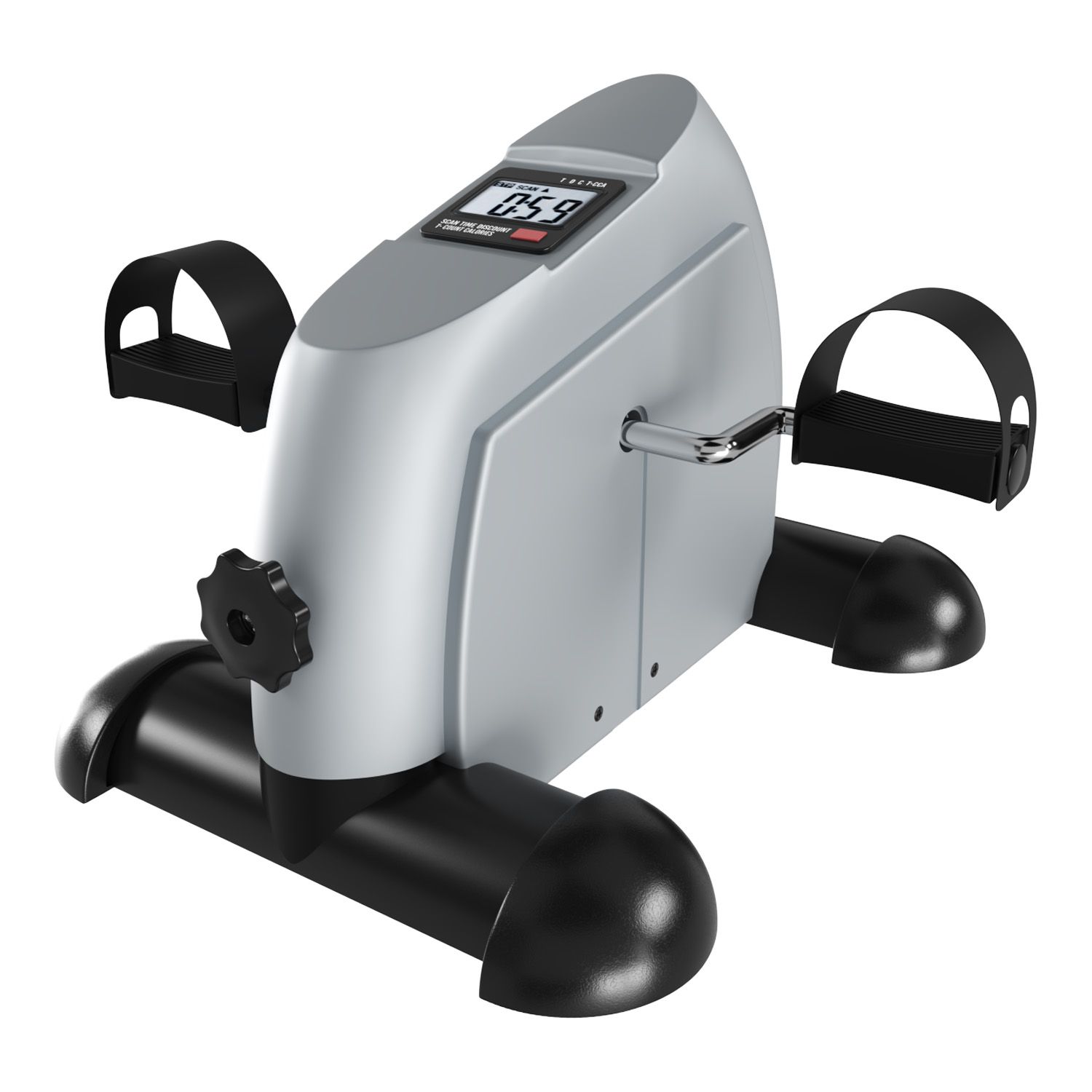 Pedaliera Riabilitazione Dispositivo Anziani Bicicletta Pedali Antiscivolo Schermo Ginnastica Esercizio Fitness Gambe