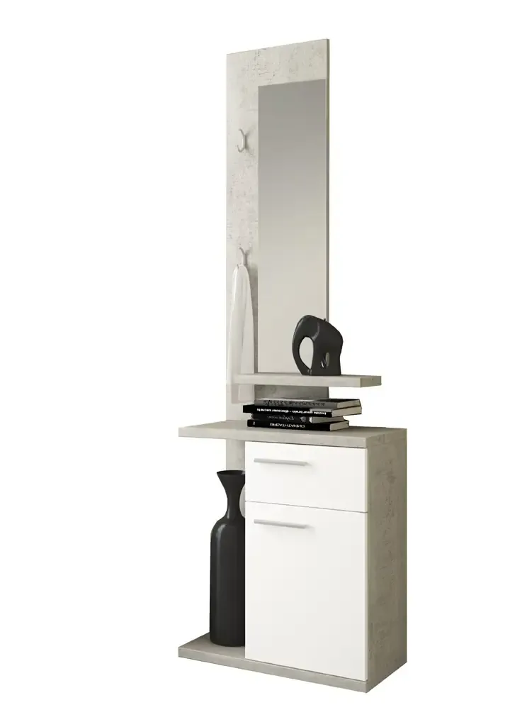 mobile-ingresso-mobiletto-consolle-salvaspazio-con-specchio-cassetto-3-ripiani-e-anta-design-moderno-ingresso-corridoio-resistente-e-compatto-605-x-186-x-28-cm-bianco-e-grigio-cemento-439612