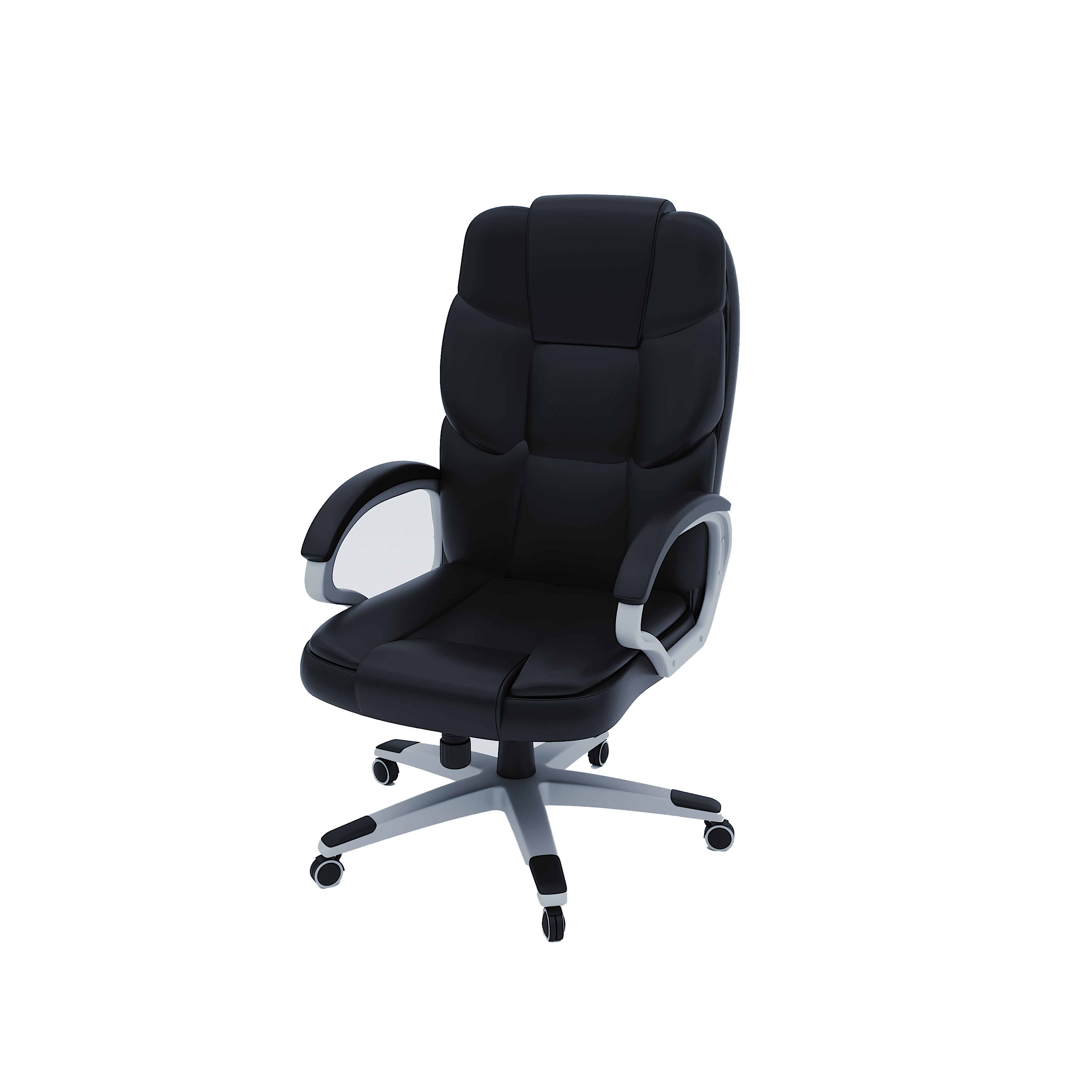 Poltrona Girevole E Altezza Regolabile In Ecopelle Sedia Operativa Ufficio PC Gaming Studio Con Braccioli Poggiatesta Ergonomica Con Ruote Rotelle Design Ashland