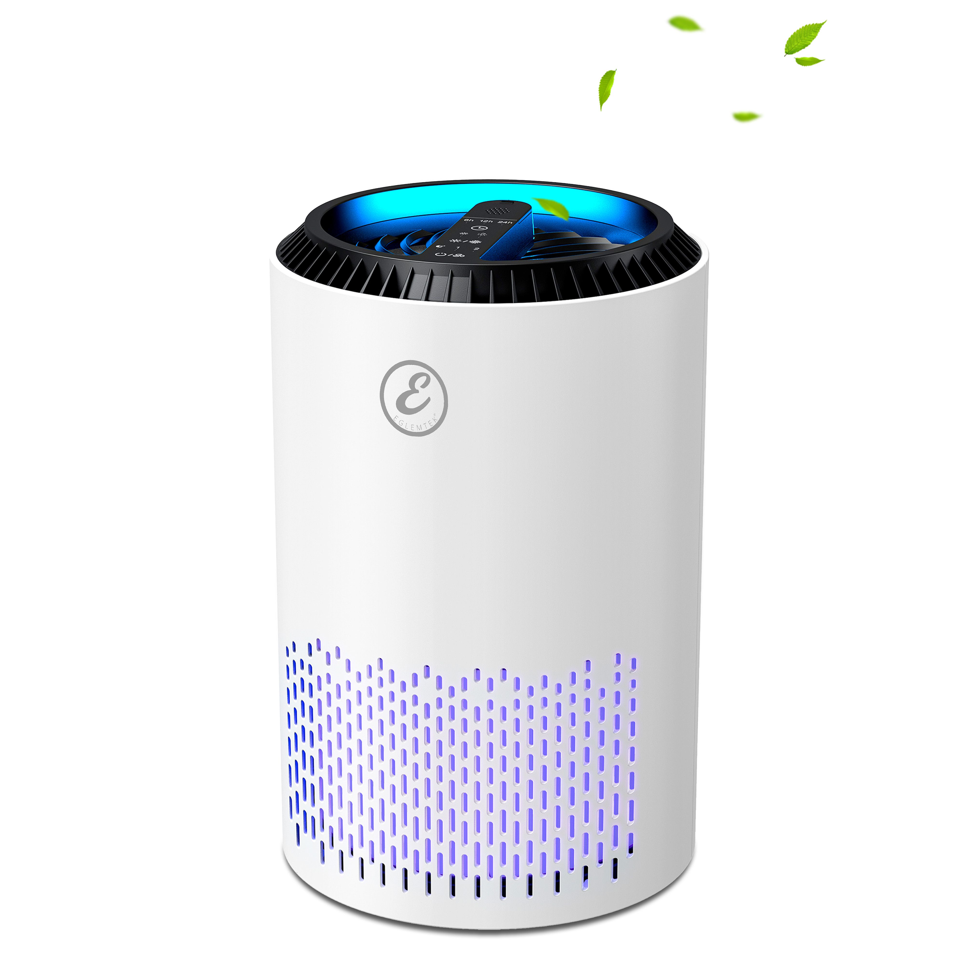 Purificatore D' Aria Portatile Air Purifier Con Filtro Hepa Elimina Odori Pollini Polvere Con Timer Ideale Per Camera Da Letto Soggiorno Bagno Ufficio Seminterrato