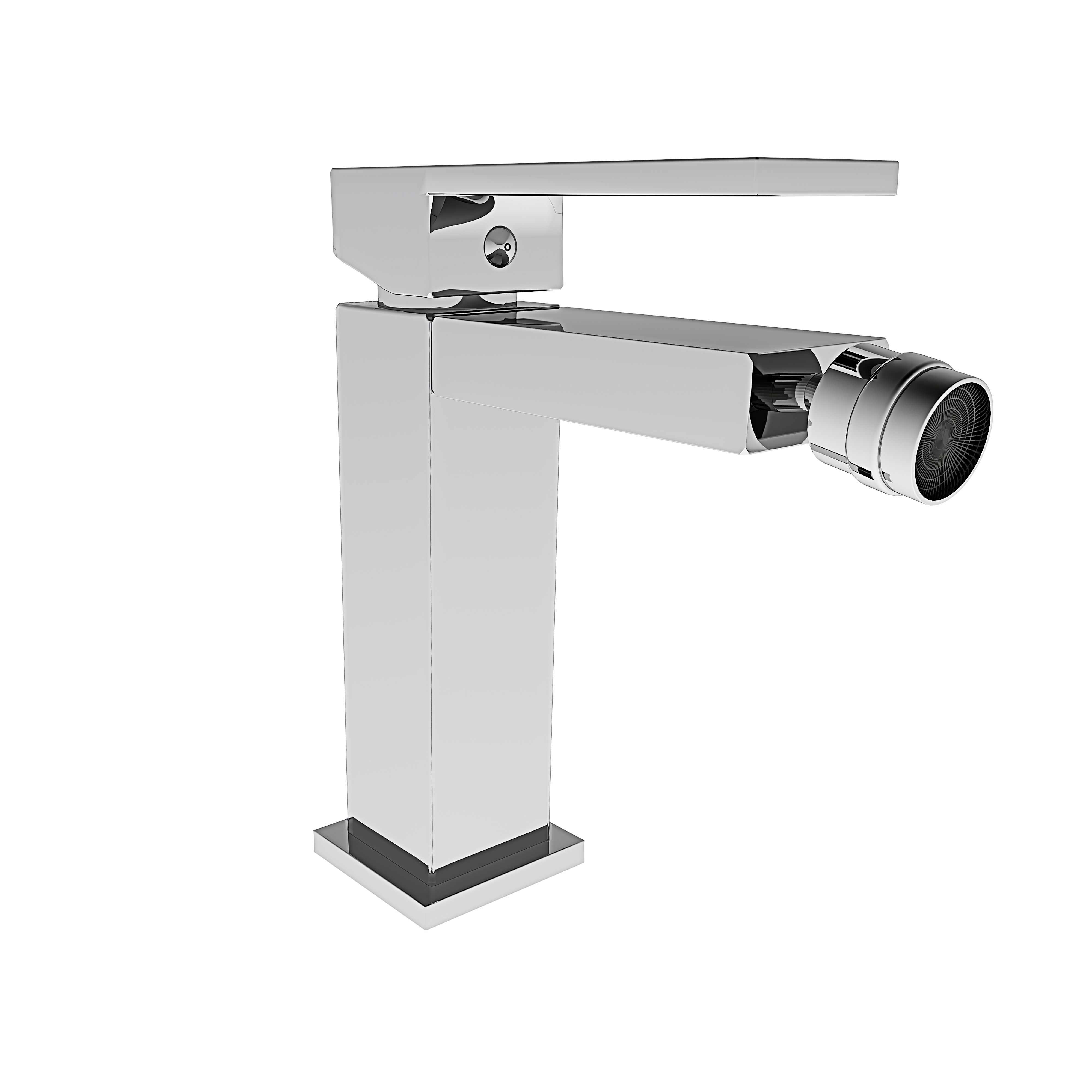 Rubinetto Miscelatore Monocomando Bidet Quadrato