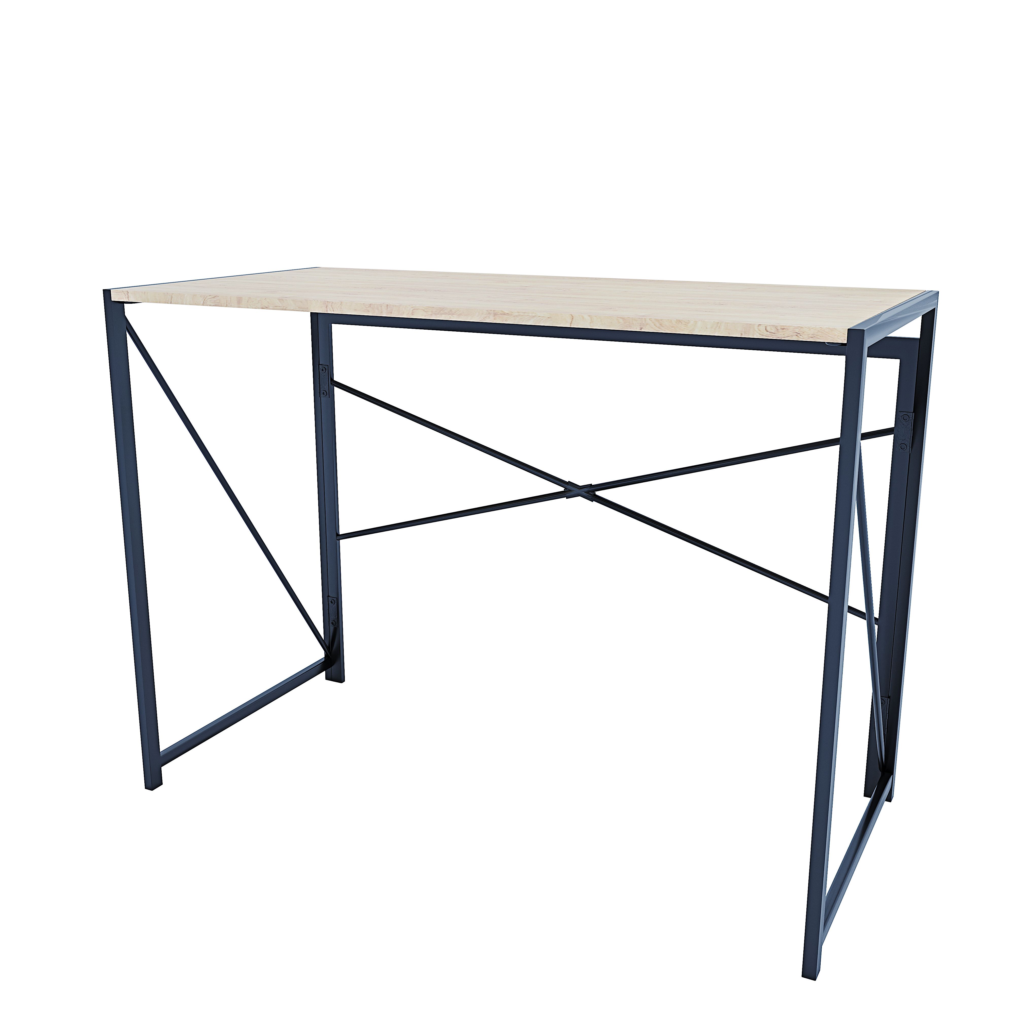 Scrivania Computer Pieghevole Senza Montaggio Con Gambe In Metallo Tavolo Studio Porta PC Scrittoio Mobile Per Desk Da Ufficio Soggiorno Camera Design Cape May