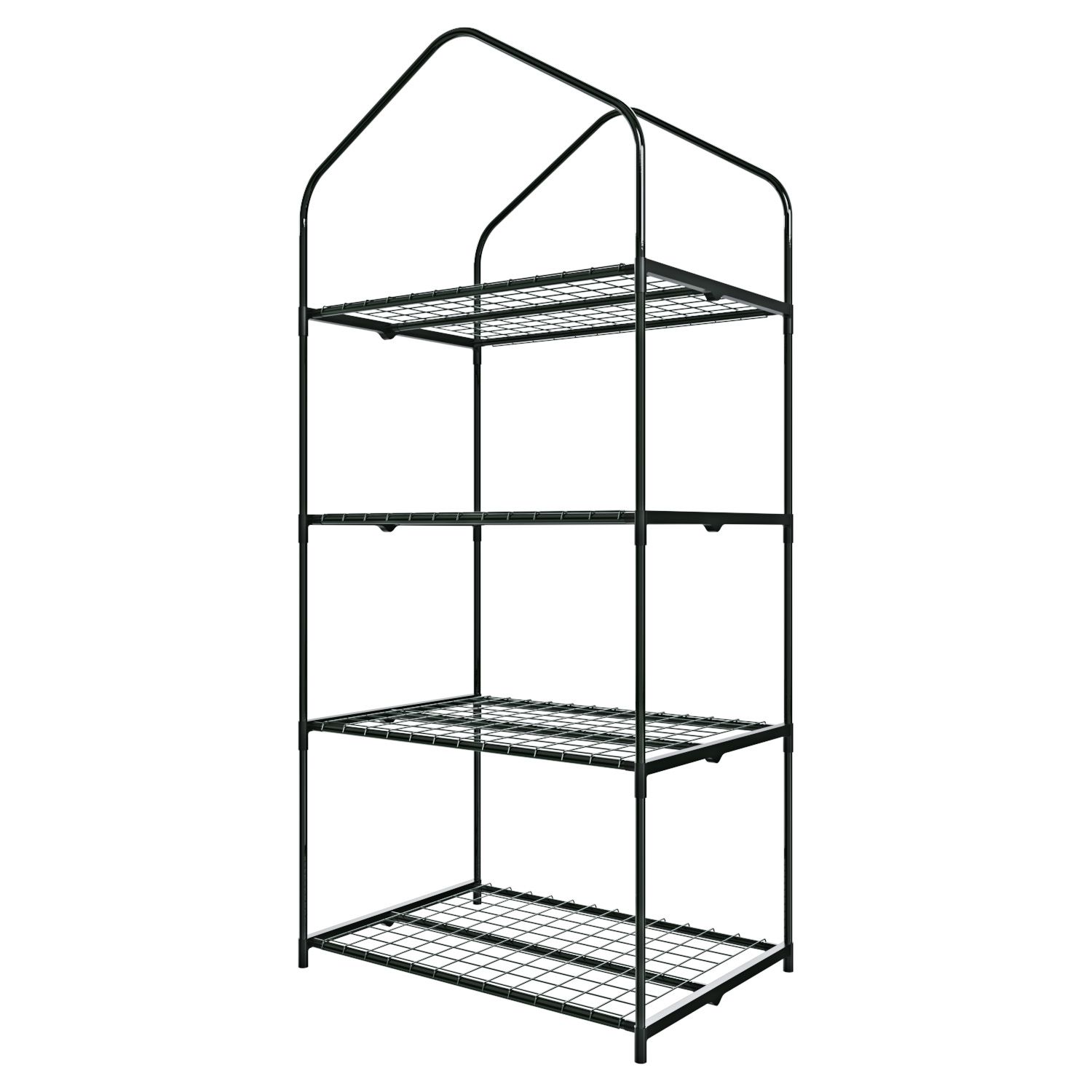 Serra Ripiani Giardino Orto Telaio Acciaio Verniciato In PVC Avvolgibile Apertura Cerniera Protezione Giardinaggio Design