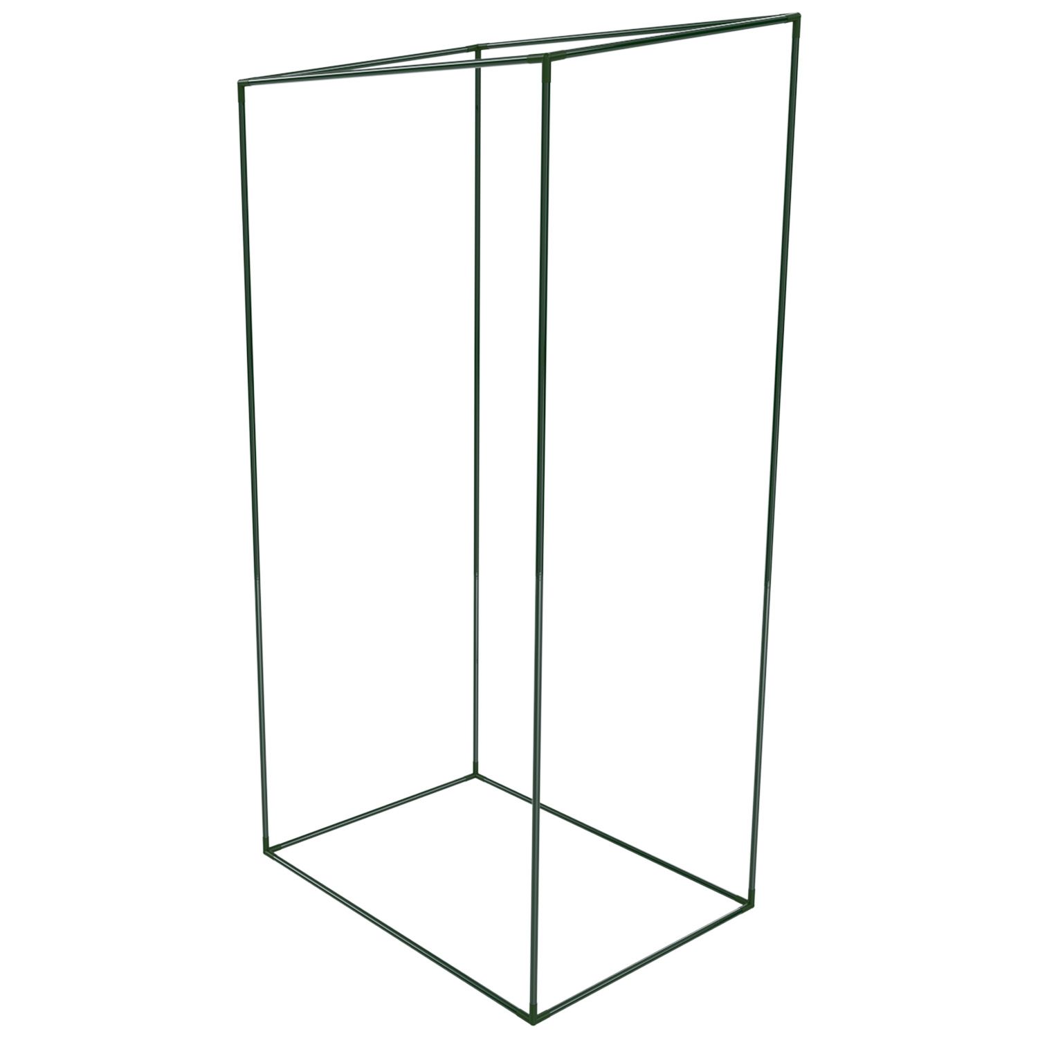 Serra Per Giardino Terrazzo Balcone Senza Ripiani Struttura Metallo Verniciato In PVC Con Avvolgibile Apertura Cerniera Protezione Giardinaggio