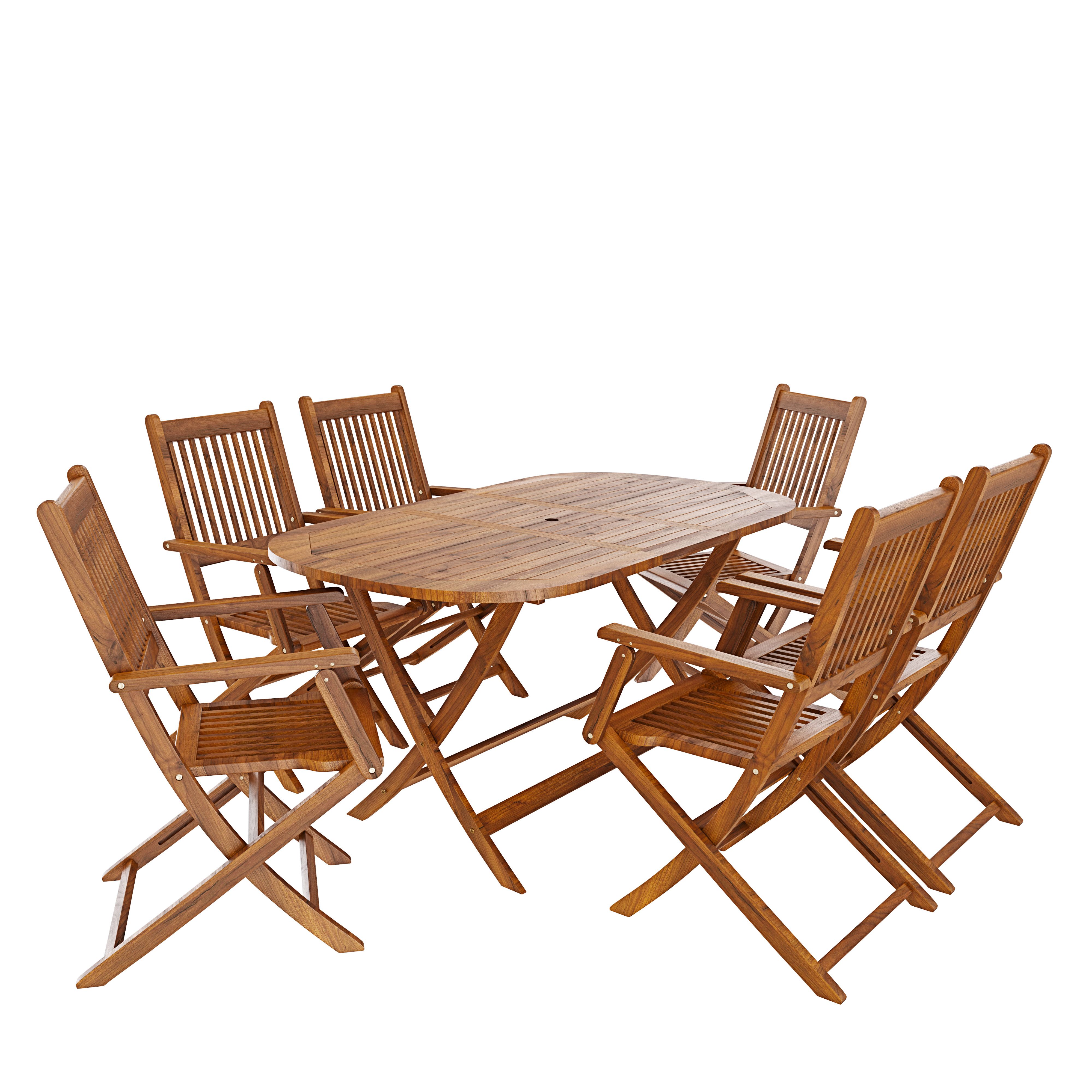 Set Da Pranzo Da Giardino Esterno Sedie 1 Tavolo Pieghevole Portatile In Legno Naturale Massello Di Acacia Mobili Da Pranzo Terrazzo Balcone Piscina Veranda Patio Camping