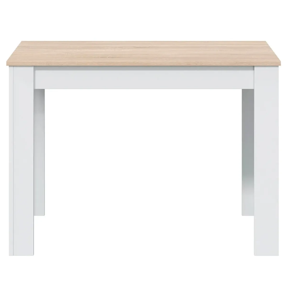 Tavolo da Pranzo 4 Posti Fisso Stile Nordico Moderno Minimal Tavolino per Cucina Sala da Pranzo Soggiorno Zona Living 108.5 x 67 x 78 Cm