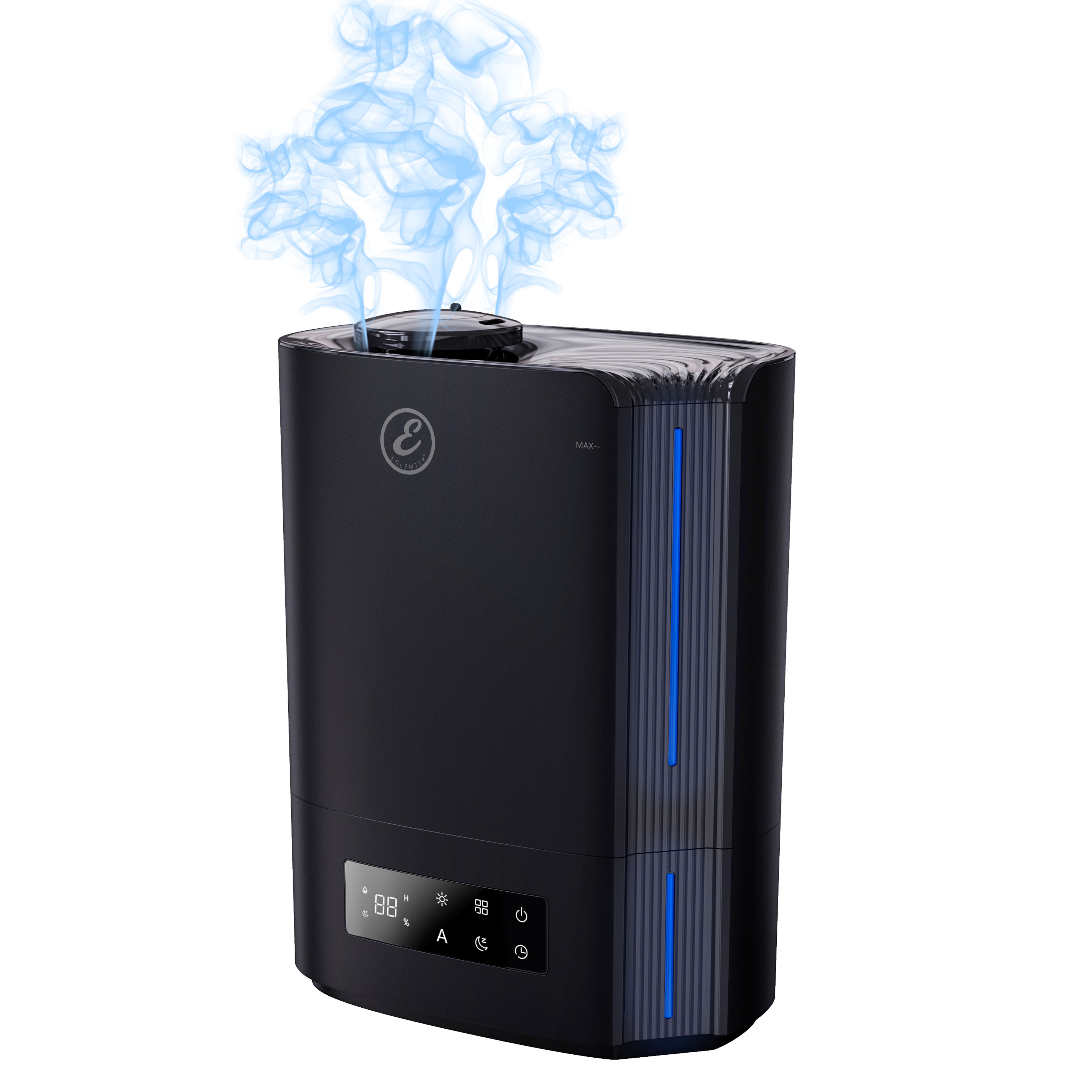 Umidificatore Casa Ambiente A Ultrasuoni Temperatura Costante Super Silenzioso Funzione Timer Autospegnimento 8 Modalità Di Utilizzo Con Luci LED Design Dubai