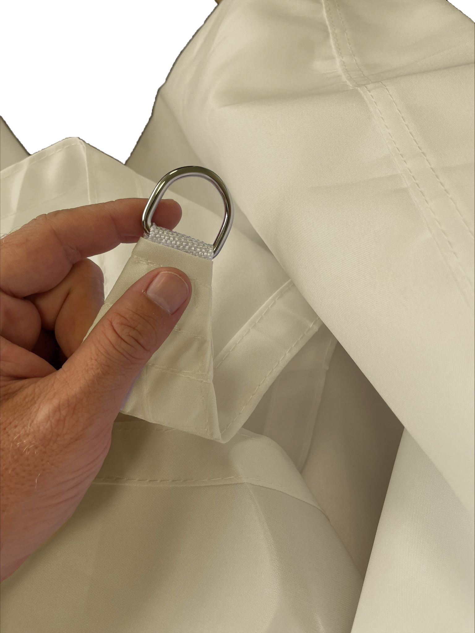 Vela Ombreggiante Quadrata Parasole Tenda Sole Traspirante Anti Impermeabile Resistente Esterno Giardino Piscina Terrazzo Ancoraggio Occhielli Acciaio