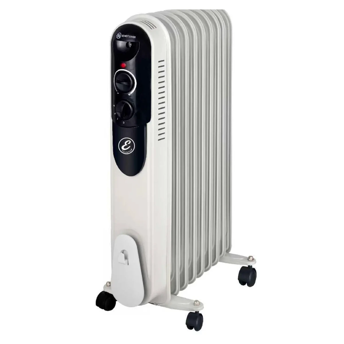 Radiatore ad Olio Elettrico 2000W con 9 Elementi Termostato Regolabile 3 Livelli di Potenza Silenzioso Basso Consumo Sicurezza Anti Ribaltamento Ruote e Avvolgicavo per Ambienti fino a 60m²