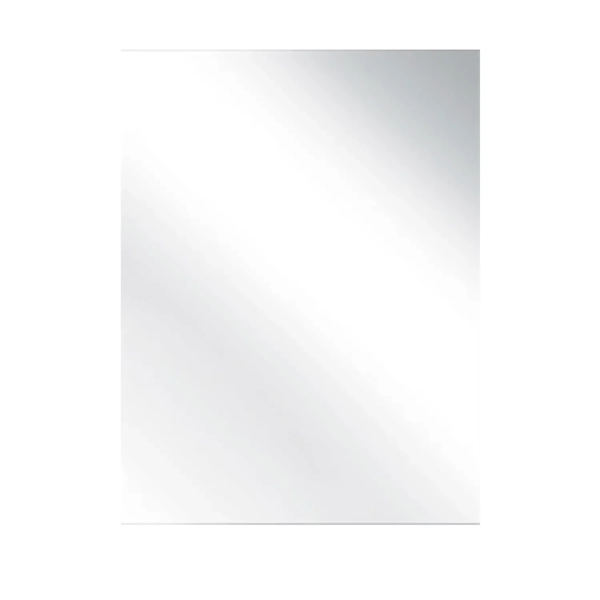 Specchio Rettangolare Filolucido con Vetro da 5 mm Bordi a 90° installazione Verticale e Orizzontale Reversibile con Pellicola Antiesplosione e Ganci inclusi Design Moderno per Bagno e Casa 