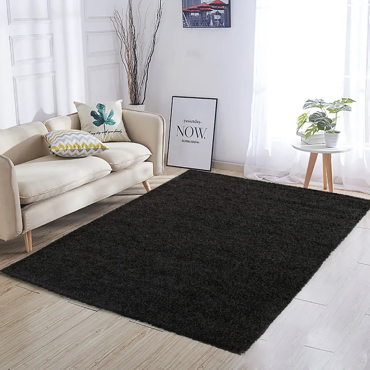 tappeto-shaggy-a-pelo-lungo-antiscivolo-moderno-per-salotto-camera-soggiorno-in-diversi-colori-e-misure-colore-intenso-e-brillante-40-x-60-cm-nero-190561-1