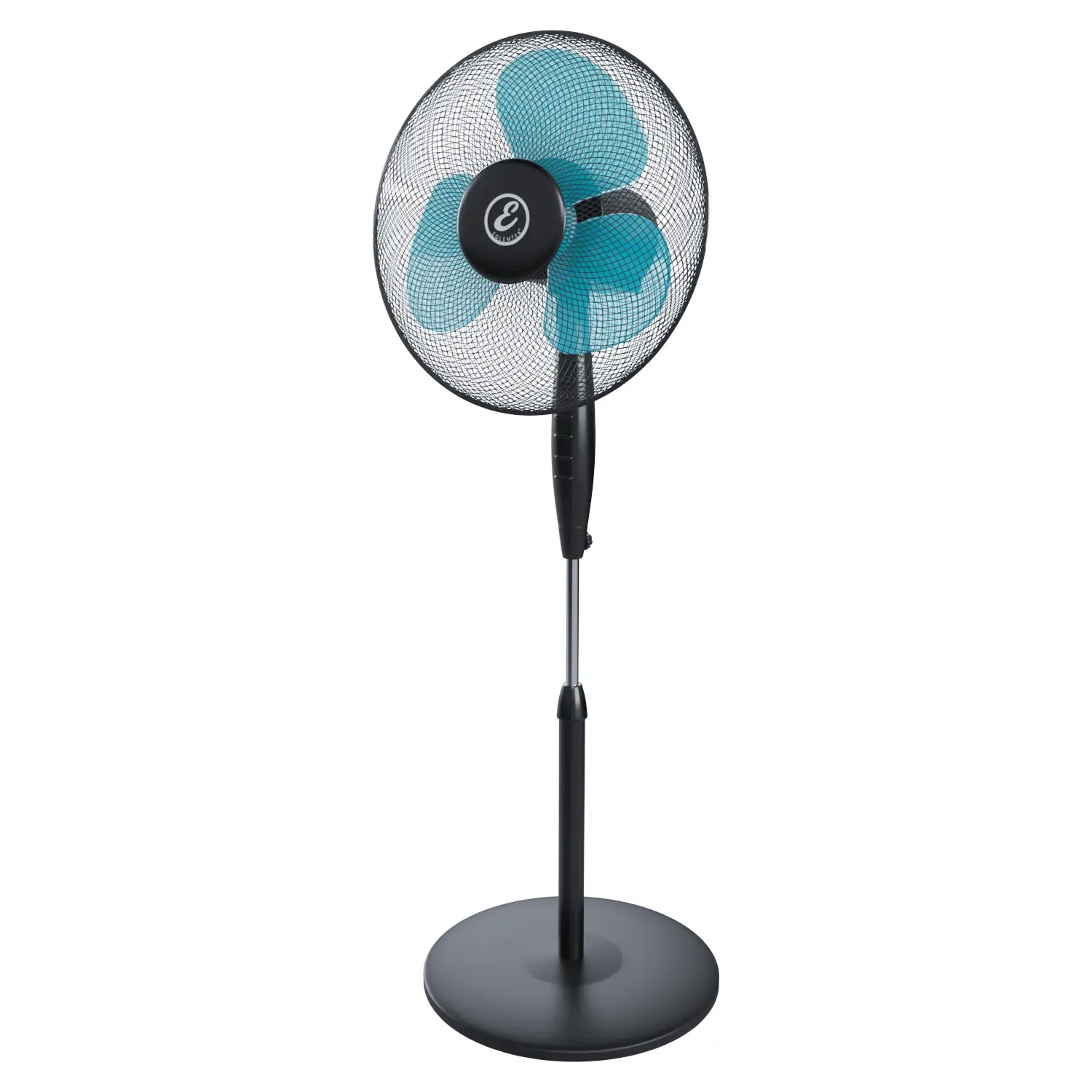ventilatore-a-piantana-potente-da-50w-per-pavimento-pale-da-40-cm-silenzioso-3-velocitagrave-oscillante-altezza-e-inclinazione-regolabili-griglia-di-protezione-colore-nero-e-azzurro-436231